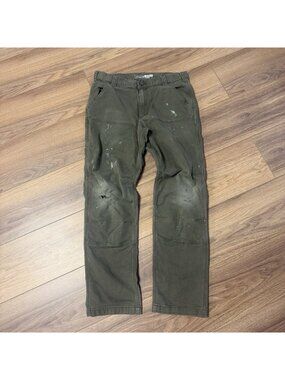 Carhartt Pants Mens 34x32 Rugged Flex Relaxed Fit Double Knee Utility Work